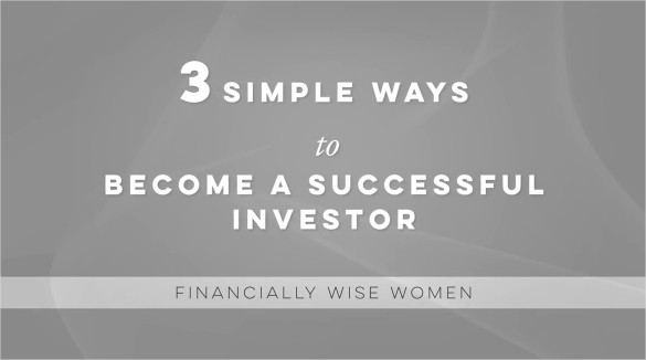 3 Simple Ways to Become a Successful Investor